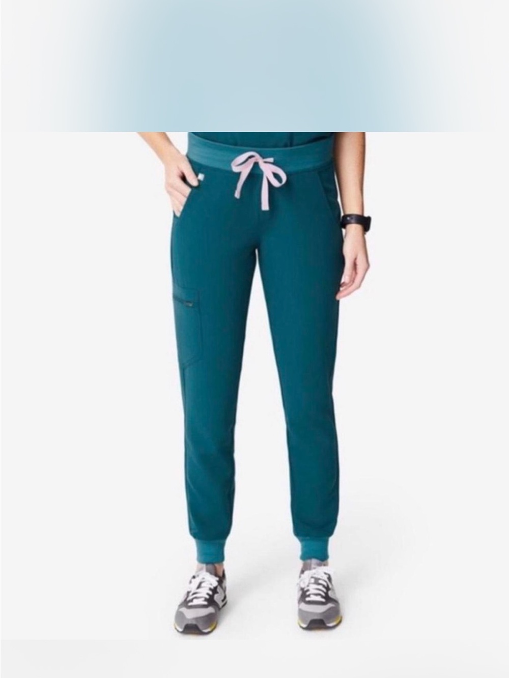 Figs Caribbean Blue Jogger Srub Pants